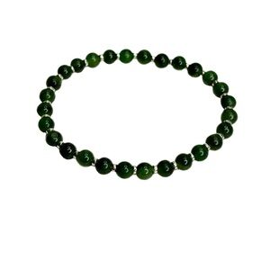 Brazil Nephrite Jade Stretch Bracelet